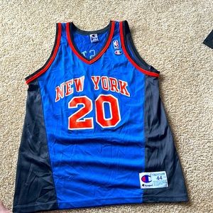 Allan Houston Champion Jersey 44